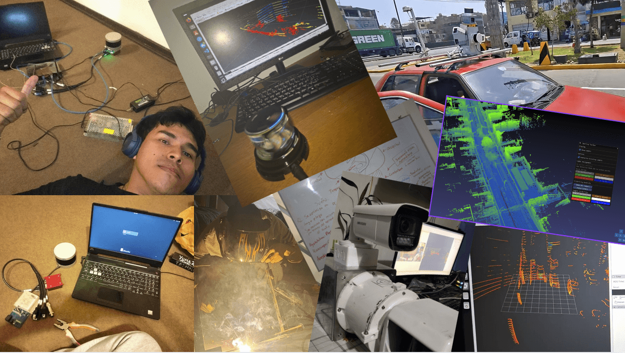 Collage of projects and work